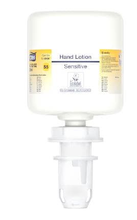 Hand + Bodylotion, Tork Premium (S5) Sensitive, 525 ml Flakon, weiss, für