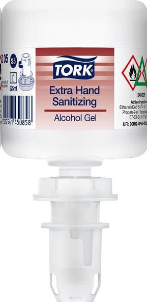 Tork Extra Desinfizierendes Hand Alkohol Gel, Mini, 525ml (S5)