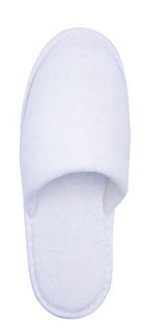 Slipper aus Velour, Suite, geschlossen