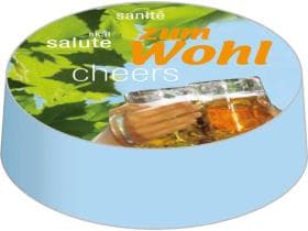 Caps Mattkarton, 105mm, "BIERGARTEN"