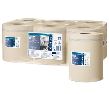 Putztuchrollen Tork Relflex TM, Tissue natur, 2-lagig, 19.8 cm x 150.15 lfm,