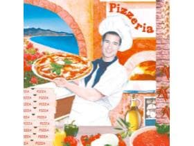 Pizzakarton 30 x 30 x 4 cm Qualität Kraft 1209, Neutraldruck