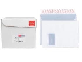 Briefumschlag C4, weiss, DNS-HK, Fenster links, 120g/m2, Seitenfalte