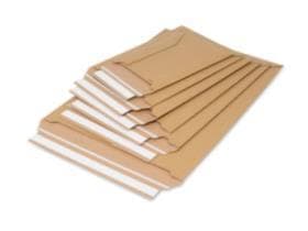 Versandkarton mit Selbstklebeverschluss, braun, IM: 215 x 300 x 50 mm