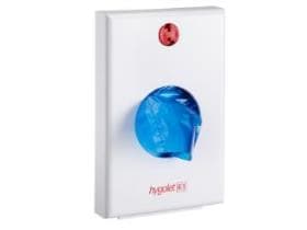 Spender Hygobag, Whiteline, mit Schloss, 120 x 185 x 28 mm