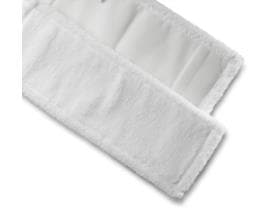 Microfasermop Premium Recycling 40 cm weiss, Langflor, Mikroplüsch