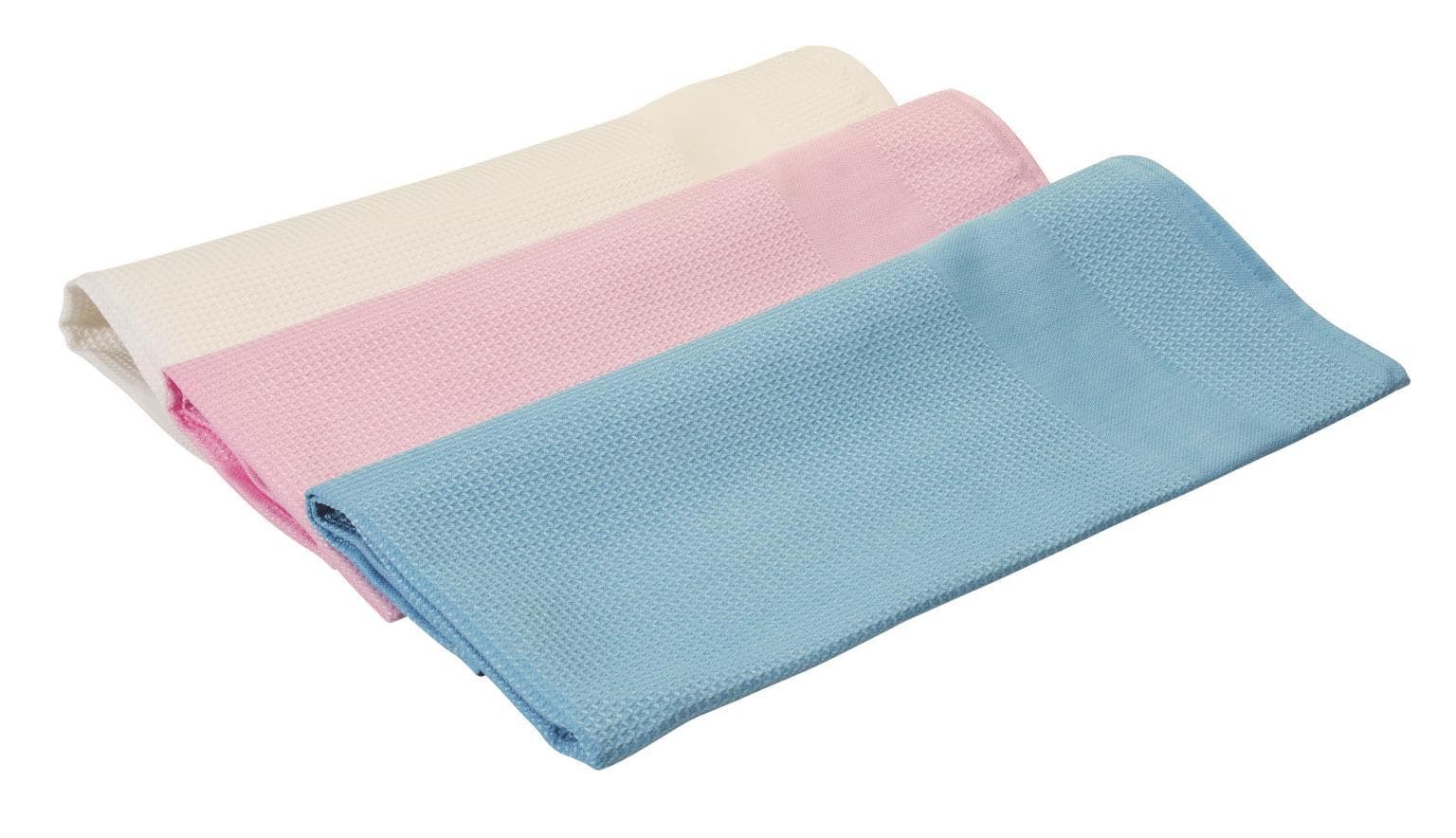 Geschirrtücher Microfaser, 50 x 70 cm rosa, 70% Polyester-Microfaser