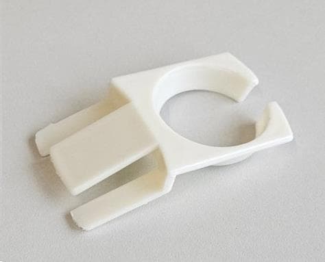 Teller-Clips PS, creme