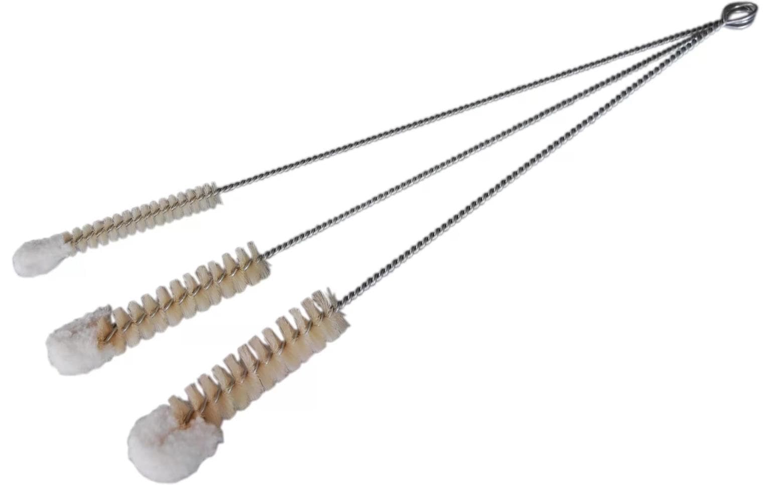 Hahnenputzer, reine Borsten hell ø 20 mm mit Wollkopf, Länge: ca 34 cm