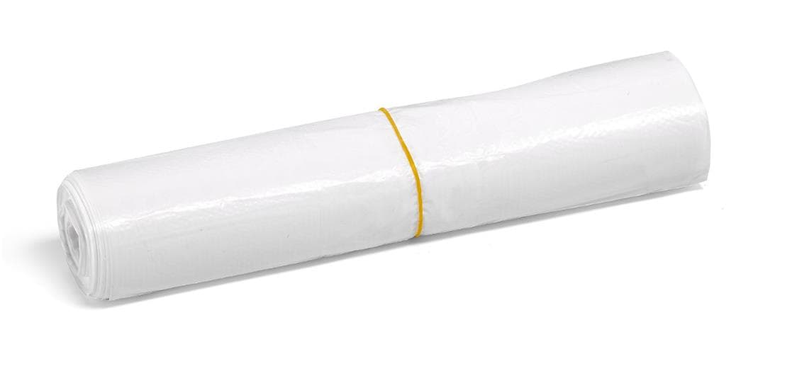 Einlagebeutel 9 my, 5 - 8 Liter 180 + 120 x 360 mm, weiss opak
