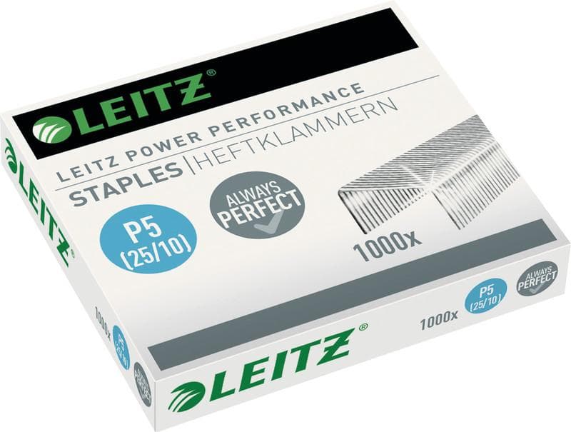LEITZ Heftklammern Power Performance P5: 10 mm (25/10)