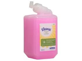 Detergente liquido Kleenex da 1 litro rosa. Detergente liquido normale.