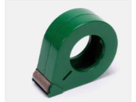 Dérouleur de ruban adhésif manuel H50 pour rubans de 50 mm de largeur, vert.