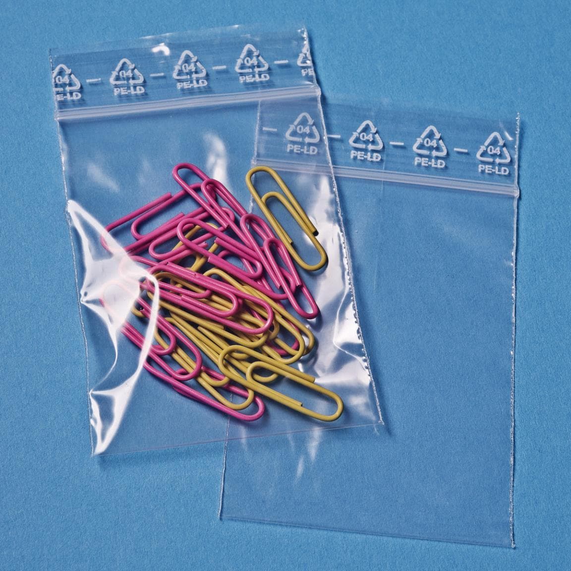 Minidruckverschlussbeutel 150 x 220 mm 0.05 mm, transp., ohne Beschriftungsfeld