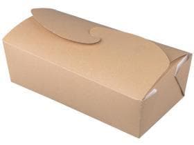 Backform, eckig, 750 ml, 160x80x120 mm, nature, fettdicht, FSC,lebensmittelecht,