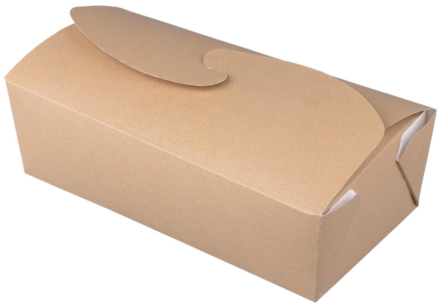 Backform, eckig, 750 ml, 160x80x120 mm, nature, fettdicht, FSC,lebensmittelecht,