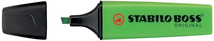 STABILO BOSS Textmarker Original ca. 2 - 5 mm, nachfüllbar, grün