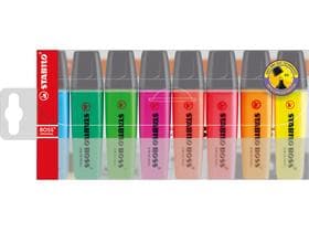 STABILO BOSS Textmarker Original ca. 2 - 5 mm, nachfüllbar, farbig sortiert