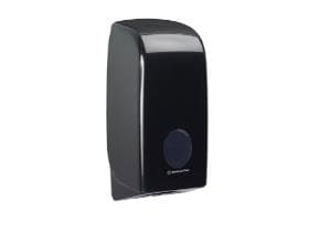 WC-Papier Spender Aquarius, Einzelblatt Toilet Tissue, schwarz, aus schlagfestem