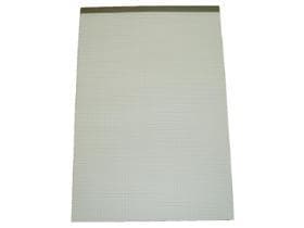 Notizblock A5 Recycling 65 gm2, 4 mm kariert, perforiert, Q-Connect