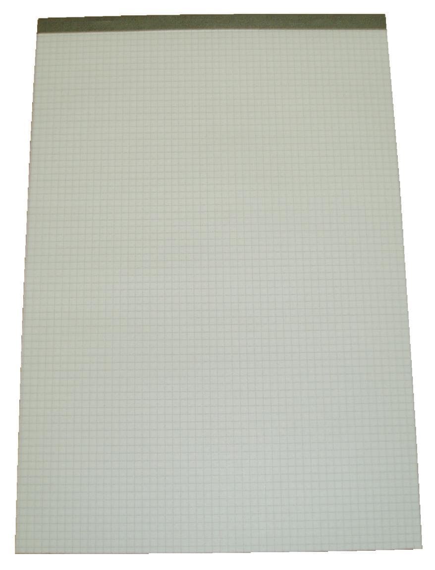 Notizblock A5 Recycling 65 gm2, 4 mm kariert, perforiert, Q-Connect