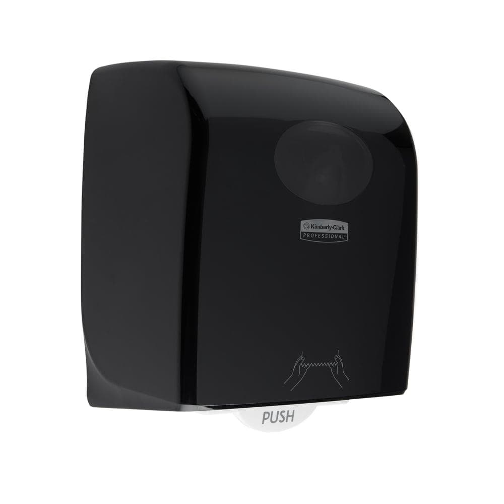 Distributeur d'essuie-mains Aquarius, noir Hauteur 382 x Largeur 309 x Profondeur 240 mm.