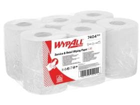 Putztuchrollen Wypall L10 weiss 1-lagig 18.3 x 38 cm, 100% Zellstoff, 390 Tücher