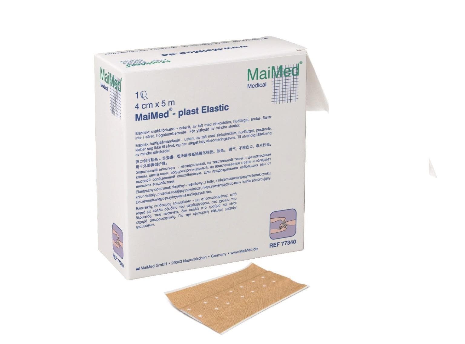 Wundschnellverband, hautfarbig, 6 cm x 5 m, unsteril