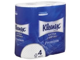 WC-Papier Kleenex Premium 4-lagig weiss, 160 Coupon 9.8 x 12 cm