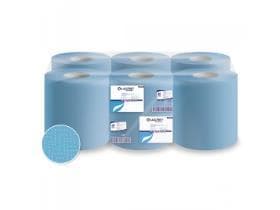 Putztuchrollen Strong Blue 135, 100% Zellstoff, 2-lagig, blau, 450 Coupons