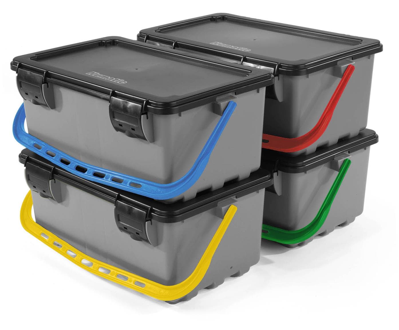 Mopmatic Moppbox MK 1 mit Deckel , mit farbcodiertem Henkel  (gelb)