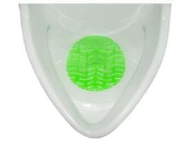 Urinaleinlage, Wave Gummi, grün, Apfelduft