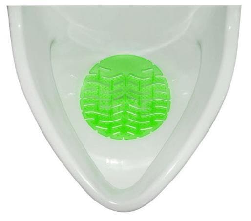 Urinaleinlage, Wave Gummi, grün, Apfelduft