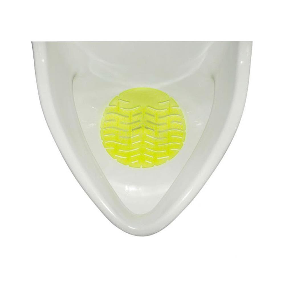 Urinaleinlage, Wave Gummi, gelb, Zitronenduft