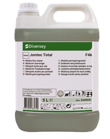 Detergente per pavimenti TASKI Jontec Total F4k, 2 taniche da 5 l