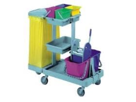 Area Car 4, L113 x B51.5 x H100 cm Gew. 26 kg, Offener Reinigungswagen aus