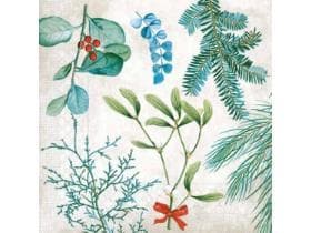 Servietten Tissue 3-lagig, 33 x 33 cm, 1/4 Falz, "Amaryllis"