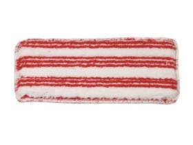 Hand-Pad-Textil für Padhalter, 13 x 27cm rot/weiss, Sani Correct