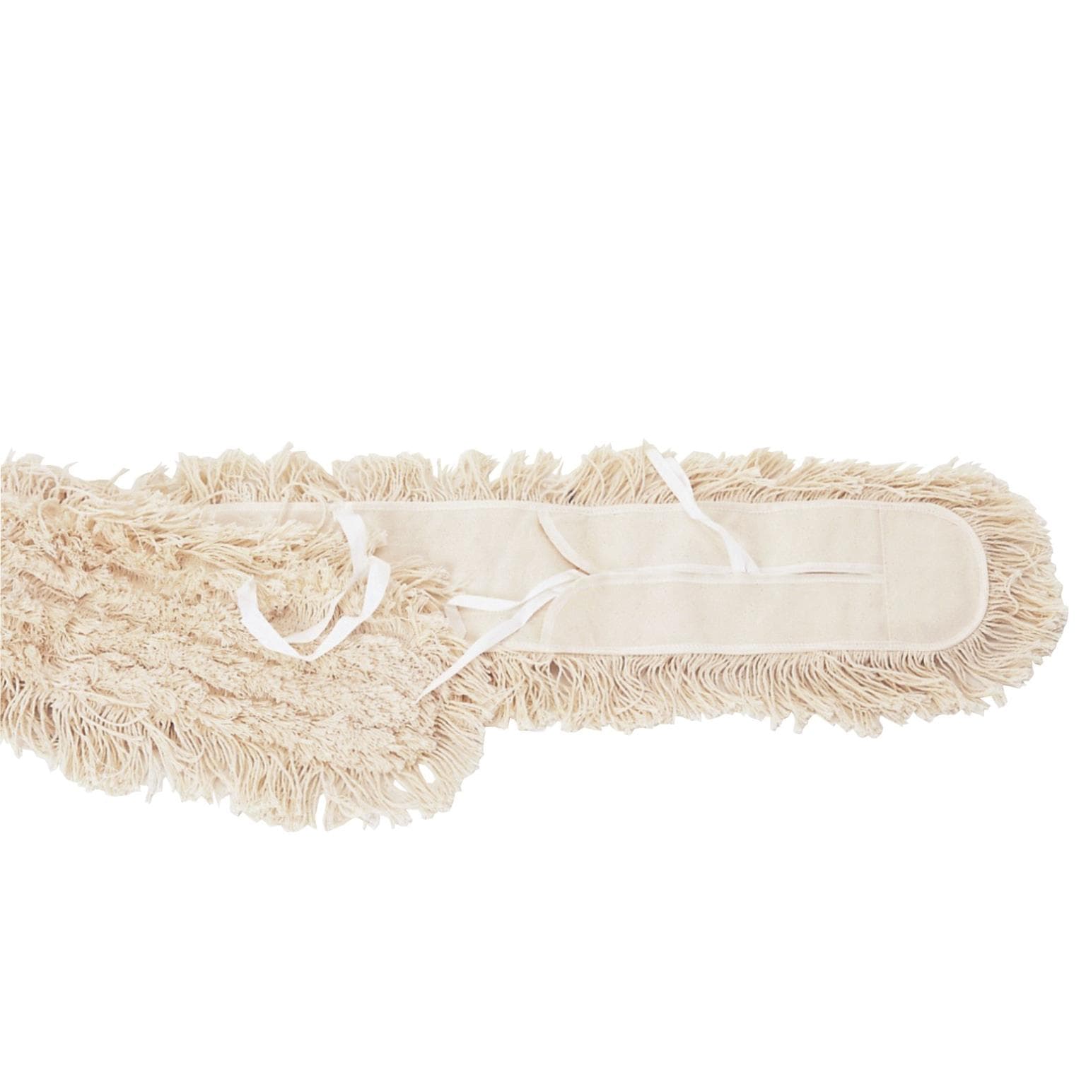 Feuchtwischmop mit Bändern, 40 cm, 100% Baumwolle, gute Feuchtigkeits-