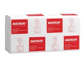 Falthandtücher Katrin Fresh Line, weiss 2-lagig, 20.3 x 32 cm, Non Stop L,