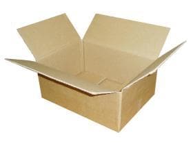 Faltboxen 590 x 390 x 400 mm, Fefco 0201 VDW 1.30 C, 1-wellig, braun S9