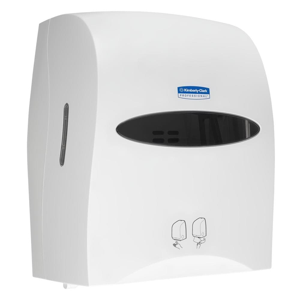 Distributeur d'essuie-mains en rouleau, électronique H 417 x L 318 x P 257 cm, blanc