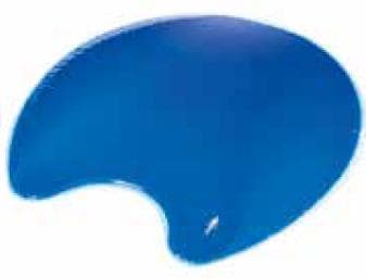 AZURE Sakral Protektor für den Rücken 400 x 380 x 25 mm, blau