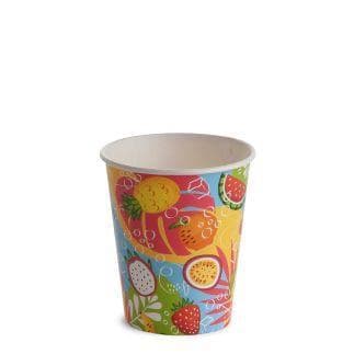 Trinkbecher "Maracaibo" aus Pappe, 3.5dl  Ø 86 mm, Höhe 125 mm, weiss