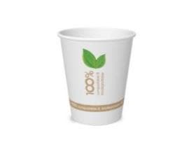 Trinkbecher "Havana" aus Pappe, 2 dl  Ø 80 mm, Höhe 91 mm, weiss