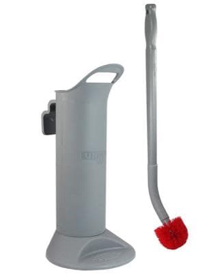 Ergo Toiletten-Bürste, (Halter und 2 Köpfe)