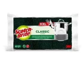 3M Scotch-Brite Reinigungsschwämme, Classic, gelb/grün, 75  x 158mm