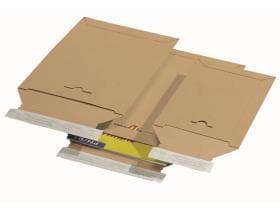 Versandtaschen ColomPac aus Wellkarton braun, Innenmass 270x185x50 mm