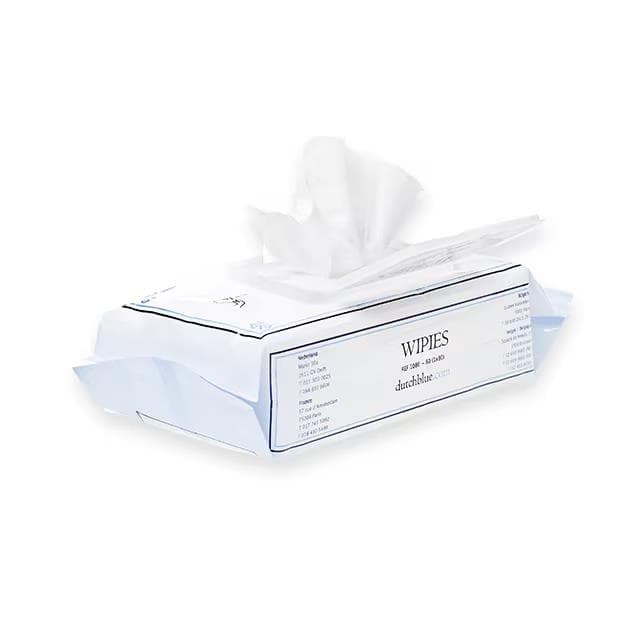 WIPIES Feuchtpflegetücher, 20 x 18 cm, PH: 4.5 - 5.5, mit Aleo-Vera,