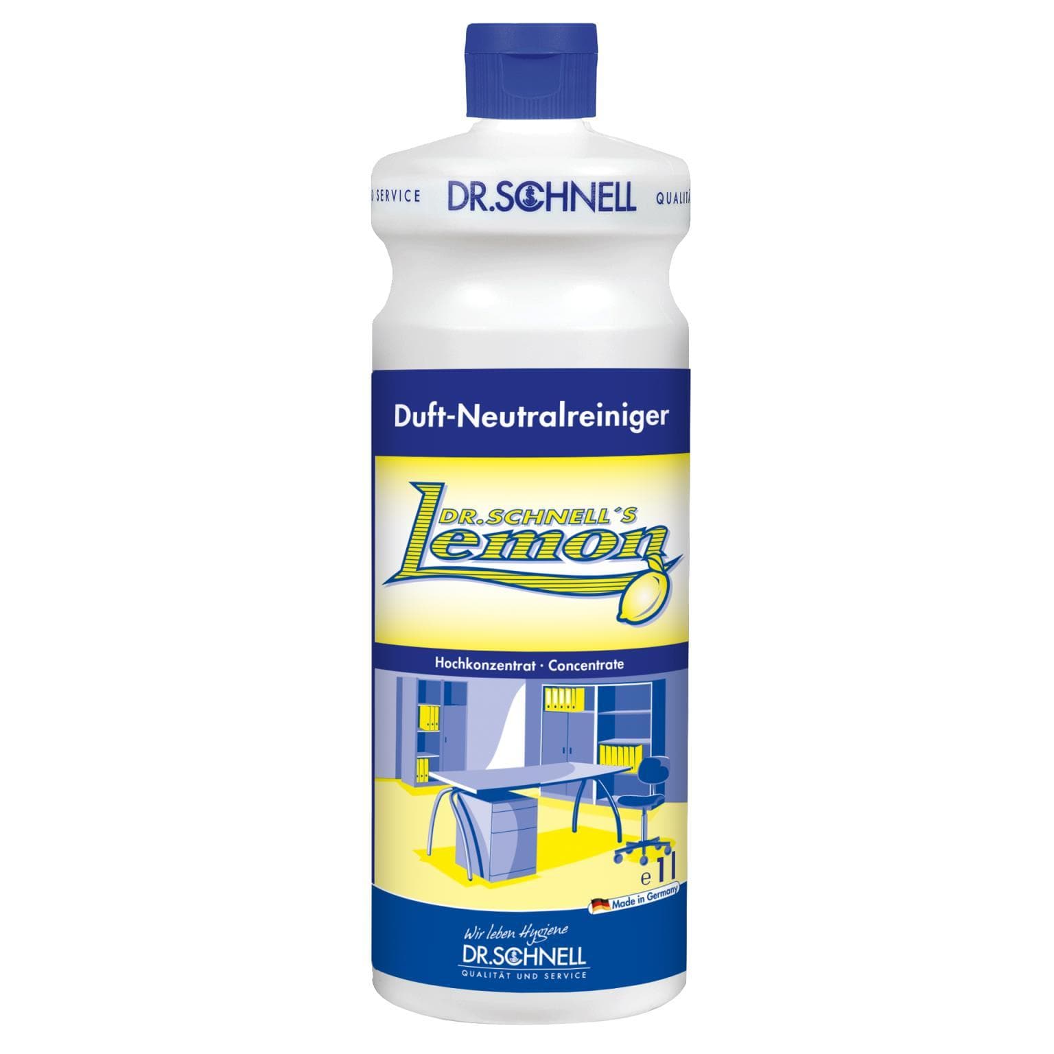 Dr.Schnell's Lemon, Neutraler Oberflächenreiniger, deodorierend,